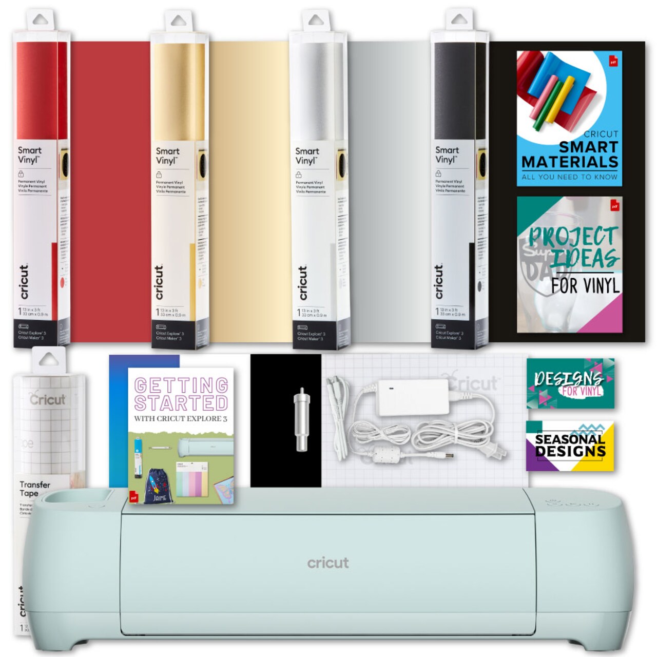 Cricut Explore 3 Machine Shimmer Vinyl Bundle Michaels